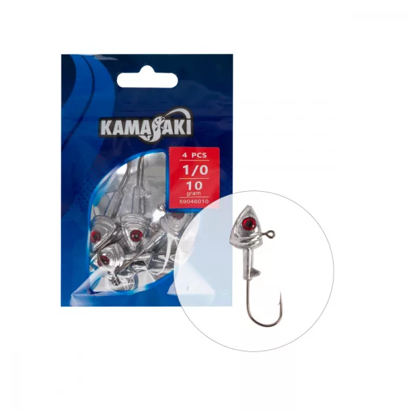 Kamasaki River Predator Jig Glava 10G 1/0 4Kos/Paket