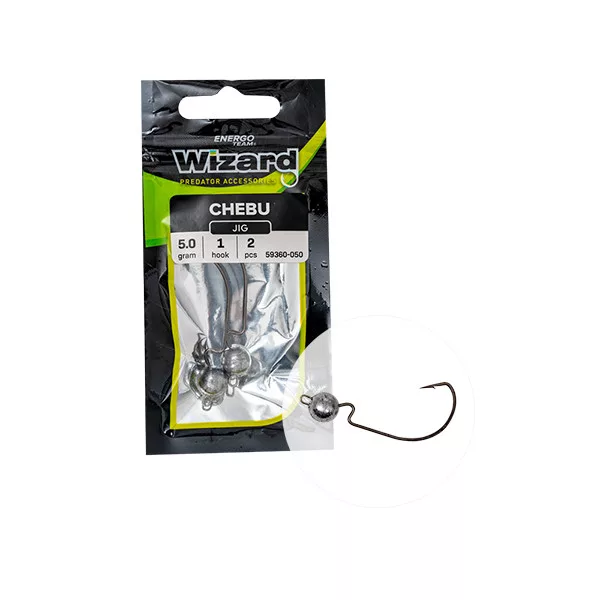 Wizard CHEBU JIG GLAVA 7G 1/0 2KOS/VREČKA Cheburashka