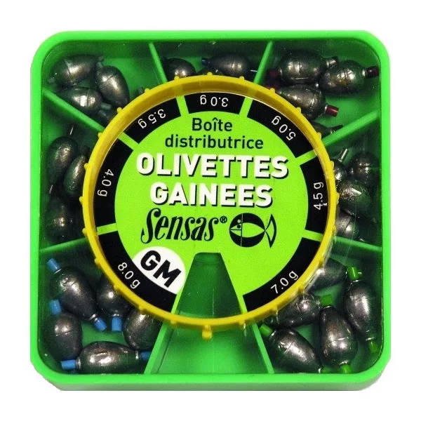 Sensas GM Velik 3-8gr komplet svinca v obliki solze