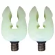 CARP ACADEMY Gumijasto držalo za palico Fluo majhno 2kos/pak. Držalo za palico