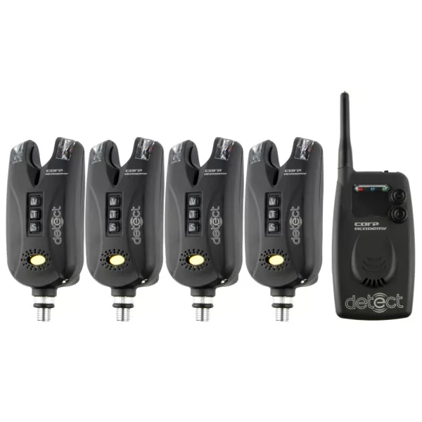Carp Academy Detect električni indikator ugriza 4+1 set