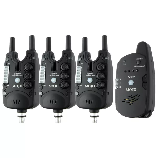 Carp Academy Mojo XTI električni indikator ugriza 3+1 komplet