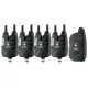 Carp Academy Mojo XTI električni indikator ugriza 4+1 set