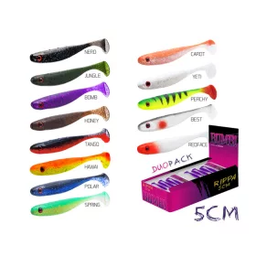 Delphin Rippa Gumihal Nero 5cm 5db
