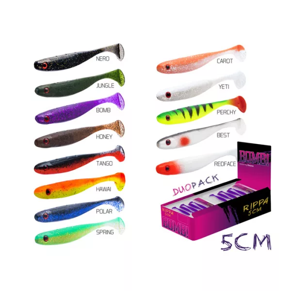 Delphin Rippa Gumihal Jungle 5cm 5db