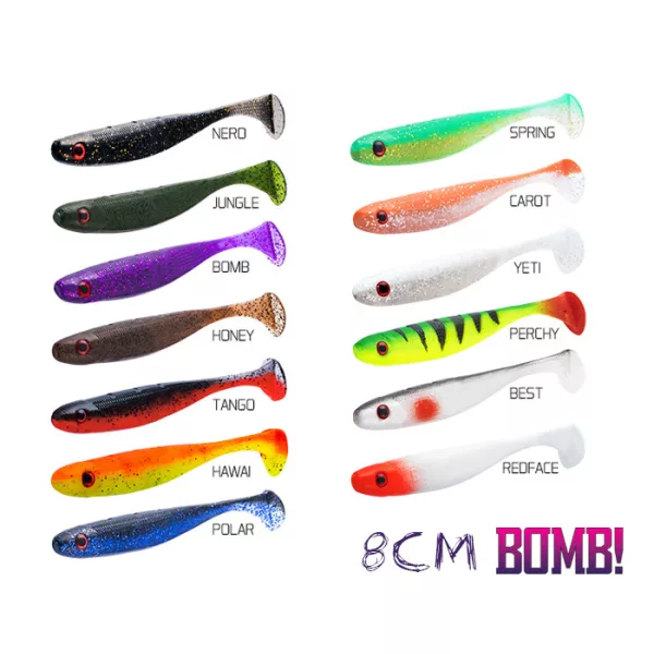 Delphin Rippa Gumihal Redface 8cm 5db