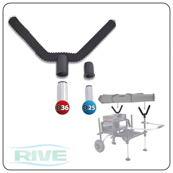 Nosilni adapter za noge D25 in D36 za zabojnike RIVE