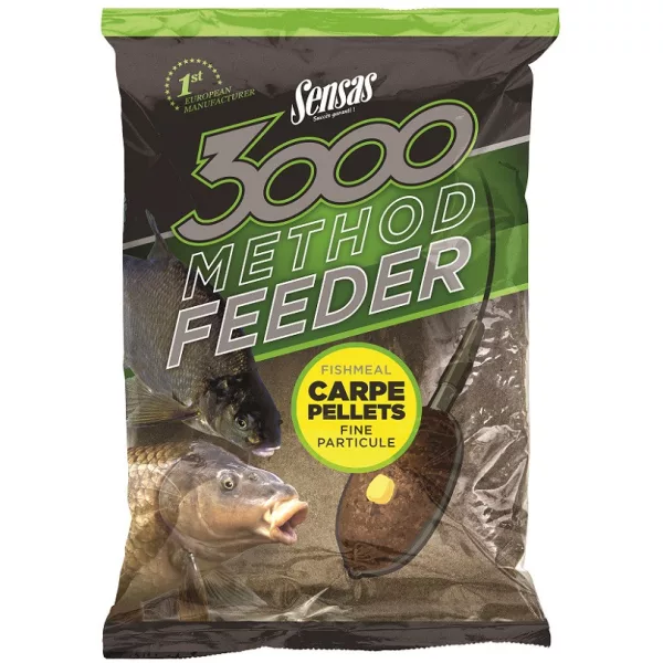 Sensas 3000 Method Carp Pellets Krmilna mešanica 1kg