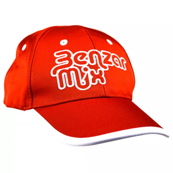 Benzár Mix Rdeča baseball kapa