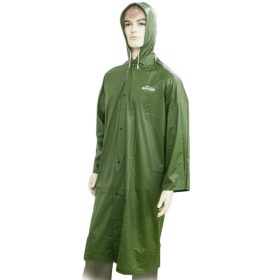 Outdoor PVC Pončo Olive Dežni Plašč XL