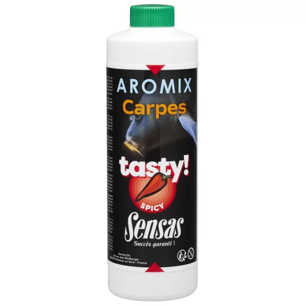 Sensas Aromix Carp Tasty Spicy Tekoči Atraktor 500ml
