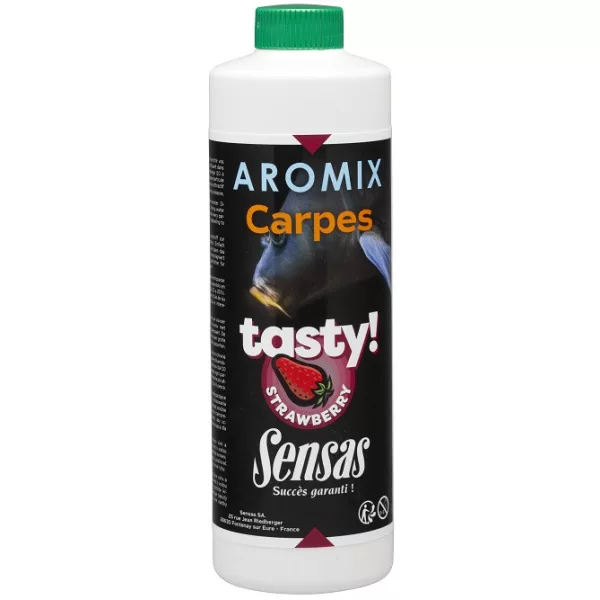 Sensas Aromix Carp Tasty Strawberry Tekoči Atraktor 500ml