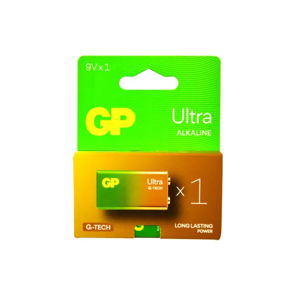 GP Ultra alkalna 9V baterija 1db