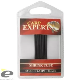 Carp Expert Termoskrčljiva cev, črna 2,5 mm