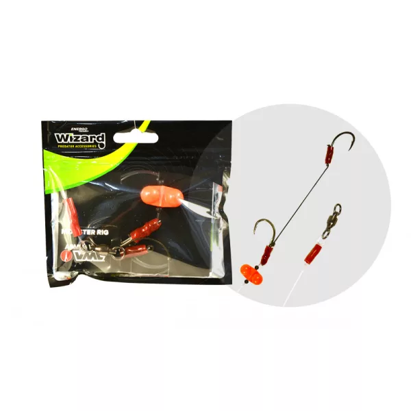 Wizard Monster Surface Livebait Dvojni Monofilni Predvez 6/0+8/0 Specimen Predvez za soma