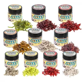 Benzar Jelly Baits Baby Worm Rjava