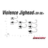 Decoy SV-38 Violence #3 1,8gr Offset Jig Fej 5db