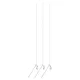 Nevis Cev proti zapletanju 30cm Bela 3kos (3452-1)