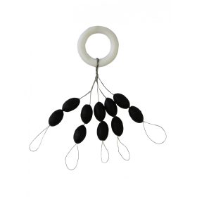 Nevis Gumijasti zamašek Črna 8x5mm XXL