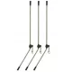 Protikrtačna cev Inox 15cm 3 kosi/pak