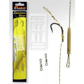  Carp Academy Basic Super Rig Teflon Črna 2 2kos/pak Boili trnek z zanko in zalustjo