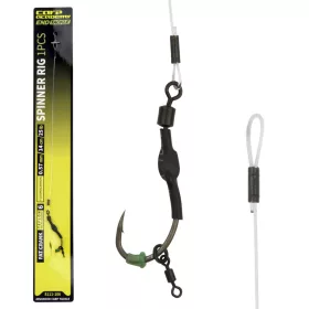   Carp Academy Spinner Rig Fat Crank 4 Trnek za Bojle, Z Bodico in Ušesom, Spinner