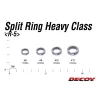 Decoy R-5 Heavy Class Silver 8 150lb Split Ring Kulcskarika 10db