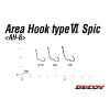 Decoy Area Type VI AH-6 Spic #6 Barbless Füles Szakáll Nélküli Egyágú Ragadozóhalas Horog 12db