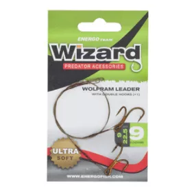 Volframski predvez z dvokrakim trnkom 9 9Kg 2 kosi/pakiranje