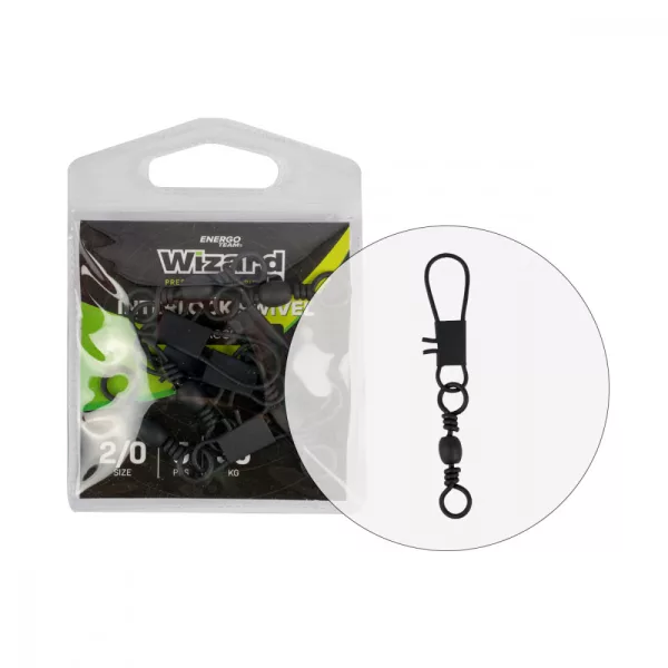 WIZARD CATFISH BARREL VRTILNA SPONKA 4/0×6 4 KOSOV/PAKIRANJE - Vrtljiva sponka
