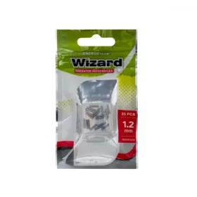   WIZARD OBJEMKA ZA ŽIČNO PREDVEZICO 1.2X1.6X8MM 20DB/CS SIJAJNO ČRNA - Cevka za stiskanje