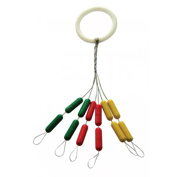 Nevis Gumastoper Barven S 6x1,3mm 12 kos