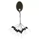 Nevis Gumastoper Črn S 4x2mm 12 kos