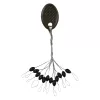 Nevis Gumastoper Črn M 5x2,5mm 12 kos