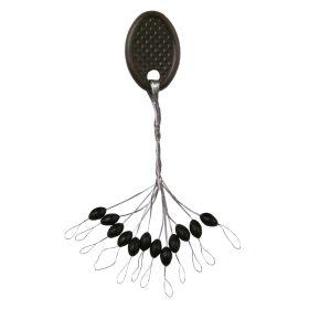 Nevis Gumastoper Črn M 5x2,5mm 12 kos