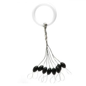 Nevis Gumastoper Črn M 5x2,5mm 8 kos