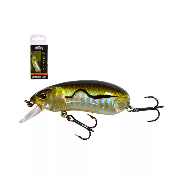 Wizard Bandit Rattle Crank Slow-Sinking SG 5,5cm 10gr Wobbler