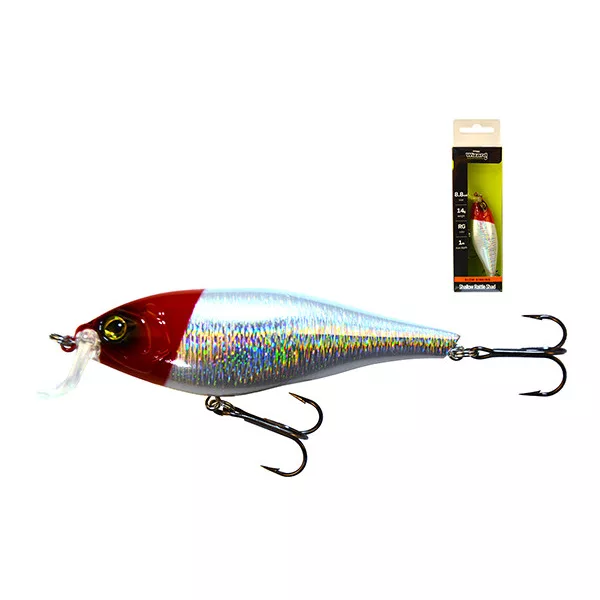Wizard Shallow Rattle Shad Slow-Sinking RG 8,8cm 14gr Wobbler