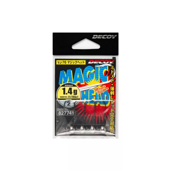 Decoy VJ-76 Magic Head #3 1,4gr Jig Fej 4db