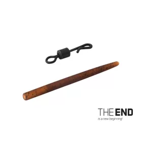   Delphin THE END Vrtljiva hitra vponka z gumijasto cevjo / 6db #4 / G-ROUND