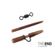 Delphin THE END Set svinčenih montaž HEAVY SWIVEL / 5 kosov