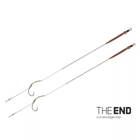 Delphin THE END Skin rig vezana trnek / 2 kosa 20cm/25lbs/#6