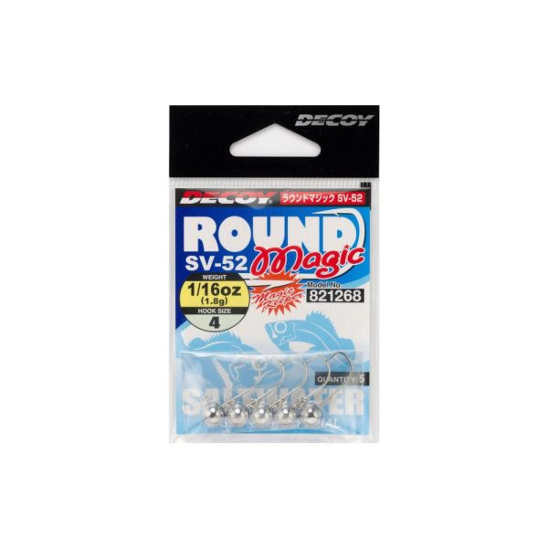 Decoy SV-52 Round Magic #3 2,5gr Jig Fej 4db