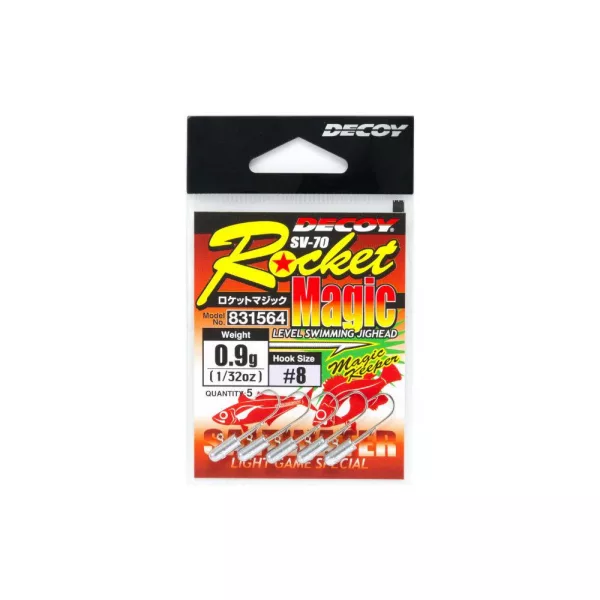 Decoy SV-70 Rocket Magic #8 1,8gr Jig Fej 5db