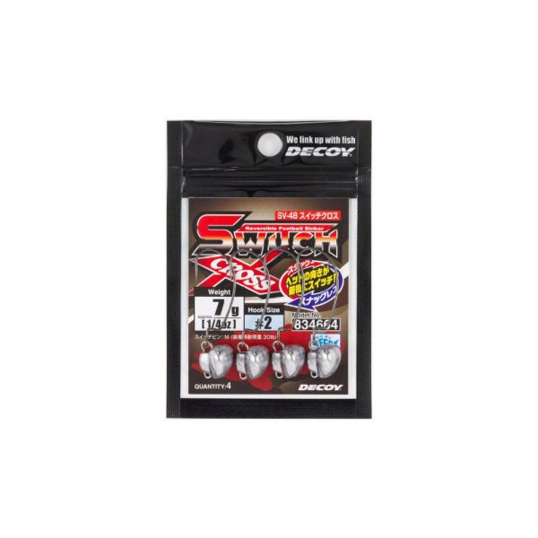 Decoy SV-48 Switch Cross #4 3,5gr Jig Fej 4db