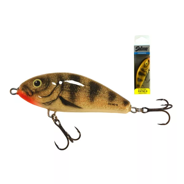 Salmo Fatso Fbf Spottedemp 8cm 21gr Vobler