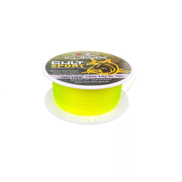 Climax Cult Carp Sport Mono Fluo Yellow 1000m 0,22mm Monofil Főzsinór