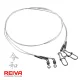 Fluorokarbonska predveza 2/kos 40cm/0,50mm Predveza za plenilce