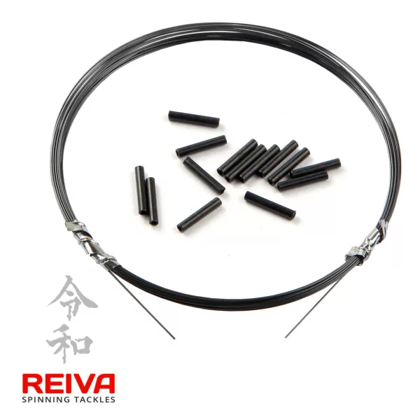 Reiva 0,30mm 3m Titánium Leader Előke Krimpelő Hüvelyekkel