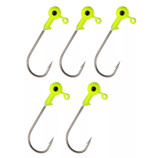 Nevis glava za gumijasto vabo, rumena 4/0 7g 5kos/pak Jig glava